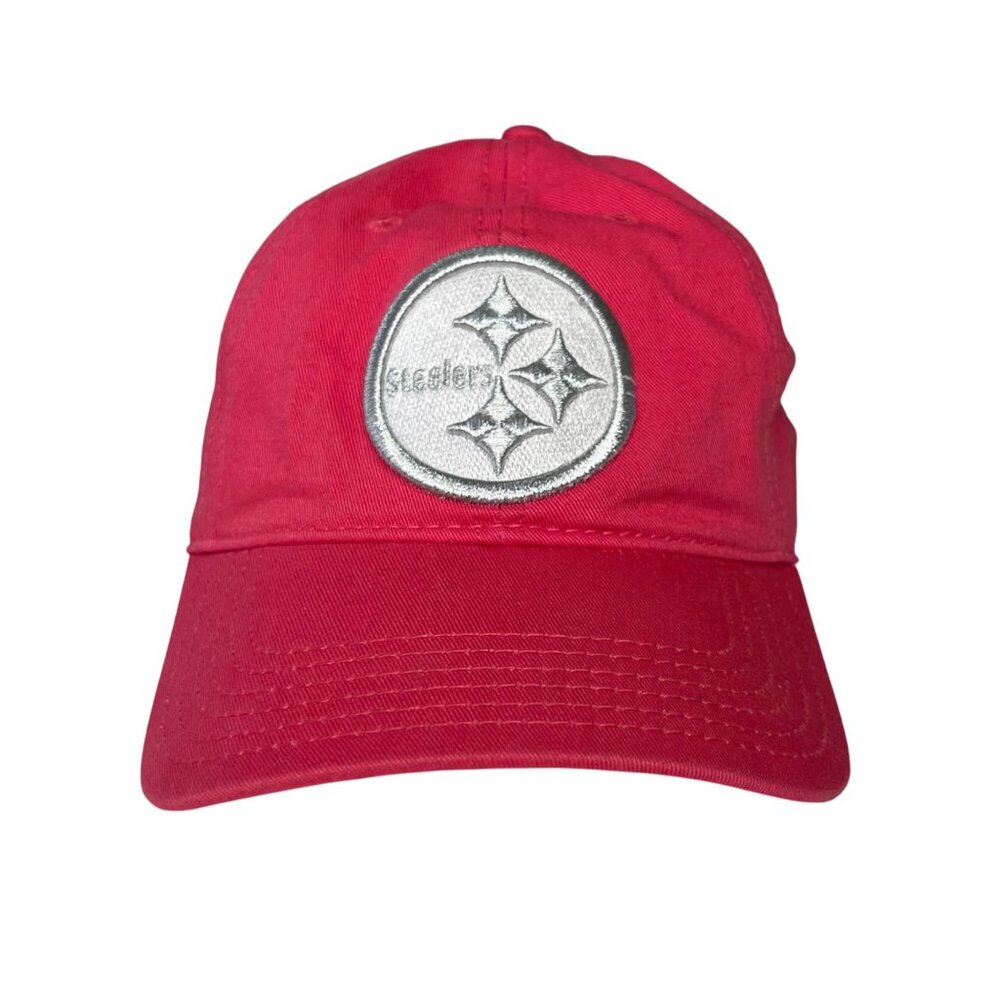 NFL Steelers Hat Womens Pink Strap Back OS Adjustable Logo Fanwear
